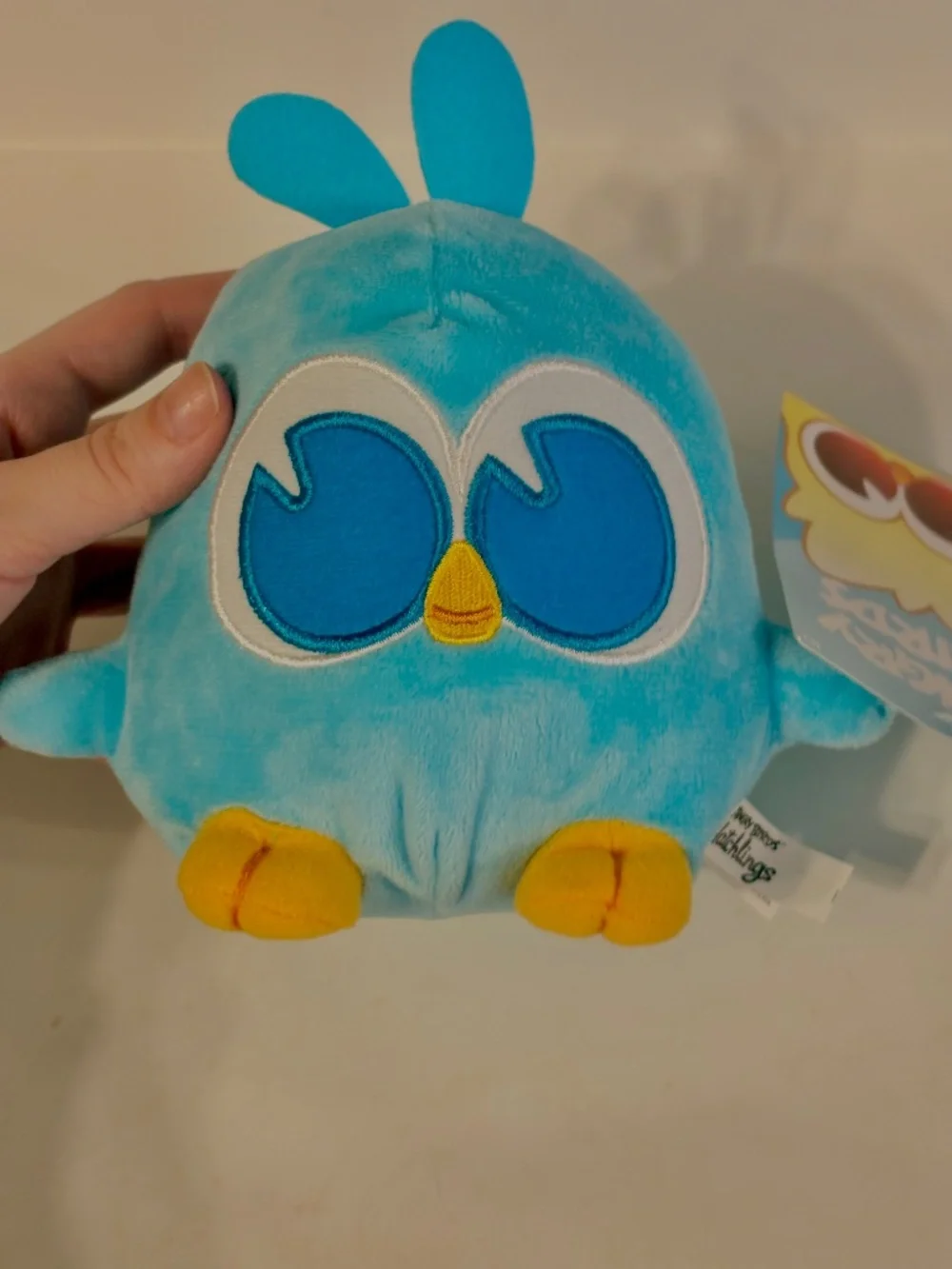 Angry Birds Hatchlings Plush Baby Birds Set of 2 Blue & Pink Stuffed Animals New